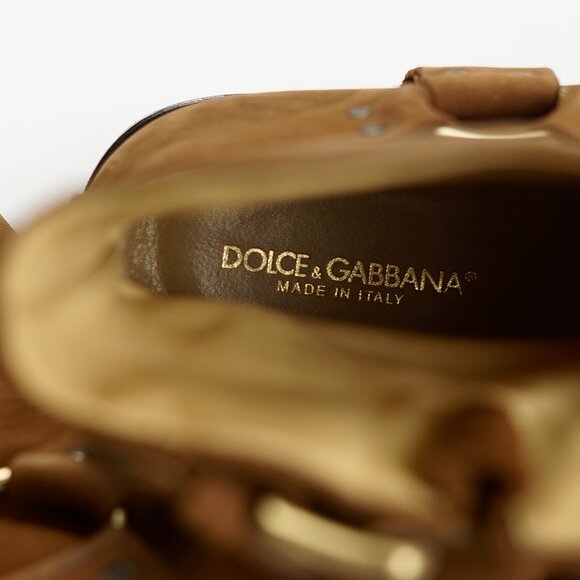 Dolce&Gabbana Suede Biker Boots/ Size 7/ Preowned - Picture 11 of 11